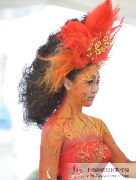 中国参加2011国际人体彩绘节